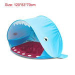 Baby Beach Tent Children Waterproof Pop Up sun Awning Tent UV-protecting Sunshelter with Pool Kid Outdoor Camping Sunshade Beach